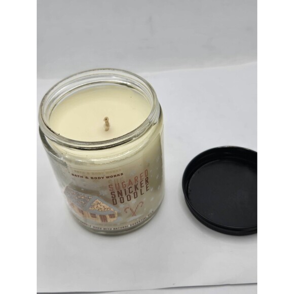 NEW Bath & Body Works Sugared Snickerdoodle 7 oz Single Wick Candle - Picture 8 of 8